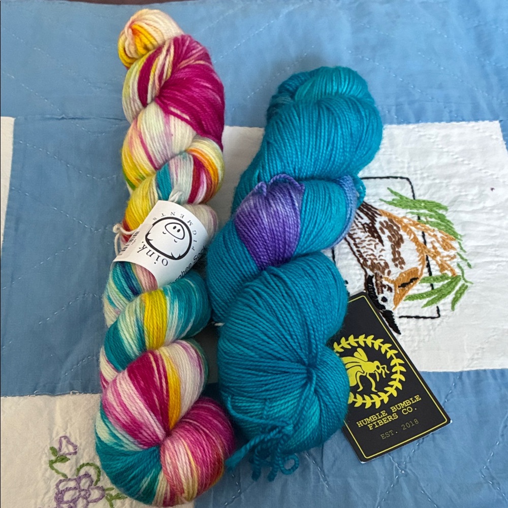Fingering weight sock Yarn Bundle